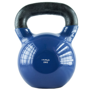 Kettlebell HMS KN 20 kg potiahnutý vinylom | Fitness Lifestyle