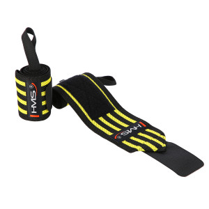 Omotávka zápästia HMS ONX05 žltá | Fitness Lifestyle
