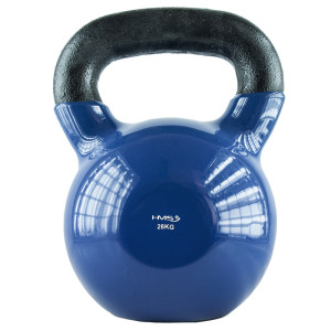 Kettlebell HMS KN 28 kg potiahnutý vinylom | Fitness Lifestyle