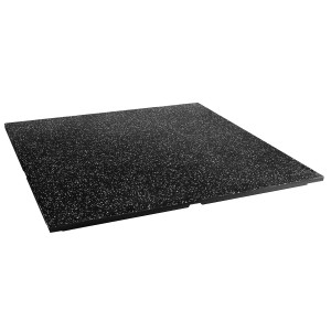 Gumová fitness podlaha POS25 čierna / biela - 2. akosť | Fitness Lifestyle