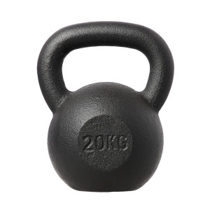 Liatinový kettlebell HMS KZG20 20 kg, čierny | Fitness Lifestyle