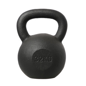 Liatinový kettlebell HMS KZG32 32 kg, čierny | Fitness Lifestyle
