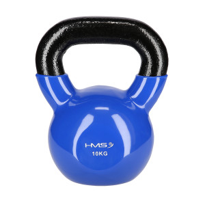 Kettlebell HMS KN 10kg potiahnutý vinylom | Fitness Lifestyle