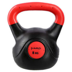 Kompozitový kettlebell HMS KPC08 Vin-Bell 8 kg červený | Fitness Lifestyle