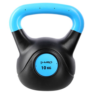 Kompozitový kettlebell HMS KPC10 Vin-Bell 10 kg modrý | Fitness Lifestyle
