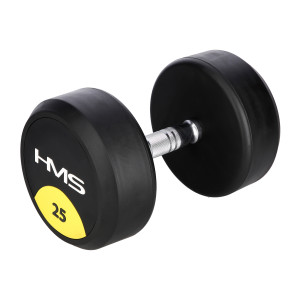 Pogumované jednoručky činka HMS HG Pre 25 kg | Fitness Lifestyle
