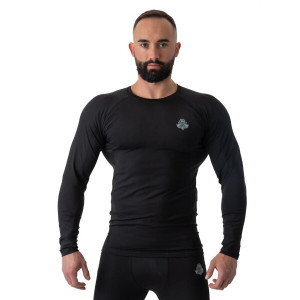 Pánske tréningové tričko DBX BUSHIDO Rashguard RSL Black | Fitness Lifestyle