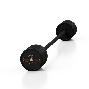 Rovná, obojručná činka MARBO MW-SG-45, 45 kg, čierna | Fitness Lifestyle