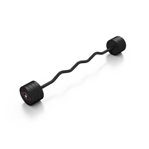 Lomená, obojručná činka MARBO MW-SG-35-L, 35 kg, čierna | Fitness Lifestyle