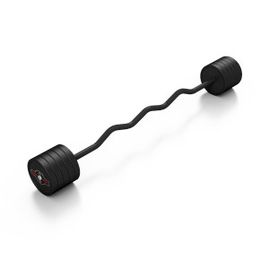 Lomená, obojručná činka MARBO MW-SG-40-L, 40 kg, čierna | Fitness Lifestyle