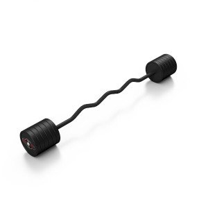 Lomená, obojručná činka MARBO MW-SG-50-L, 50 kg, čierna | Fitness Lifestyle