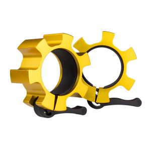 Uzávery na olympijskú os HMS ZG1500 zlaté | Fitness Lifestyle