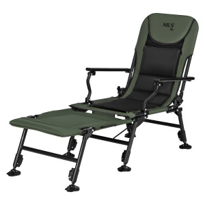 Rybárske kreslo s podnožkou NILS Camp NC2703 | Fitness Lifestyle