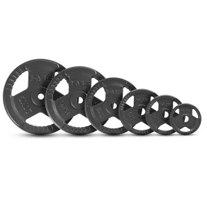 Kotúč s držadlom HMS Hammertone THM20 20 kg antracit | Fitness Lifestyle