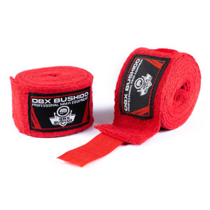 Boxerská omotávka DBX BUSHIDO ARH-100011 červená | Fitness Lifestyle